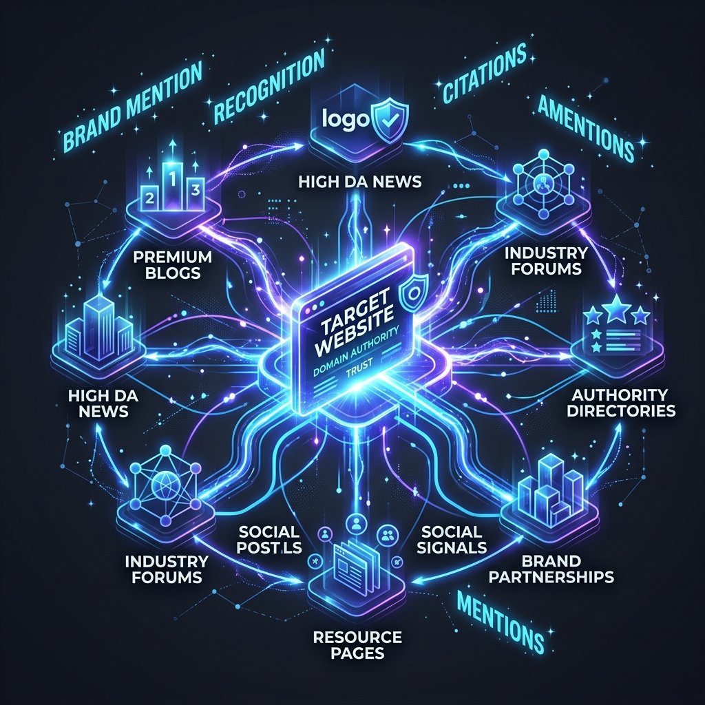 Off-Page SEO Link Outreach Graphic