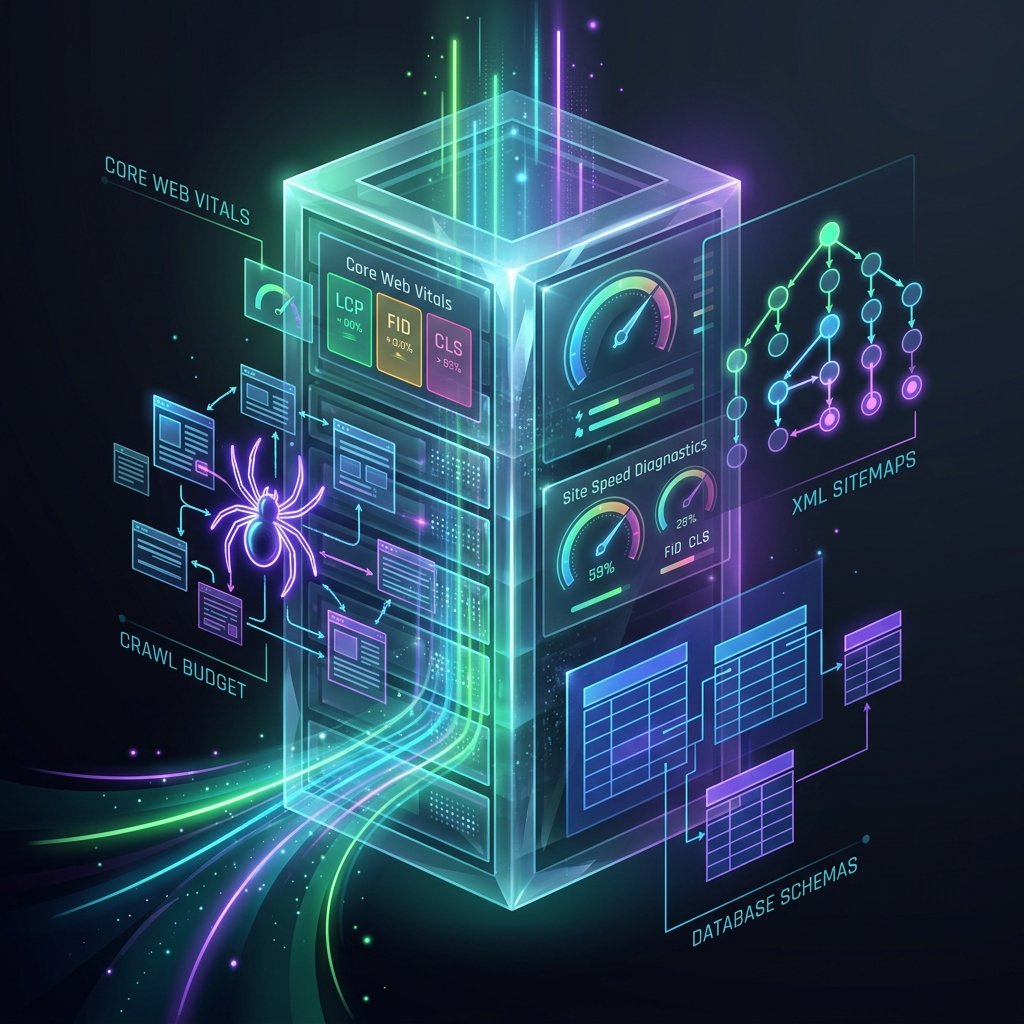 Technical SEO Server Diagnostics Graphic